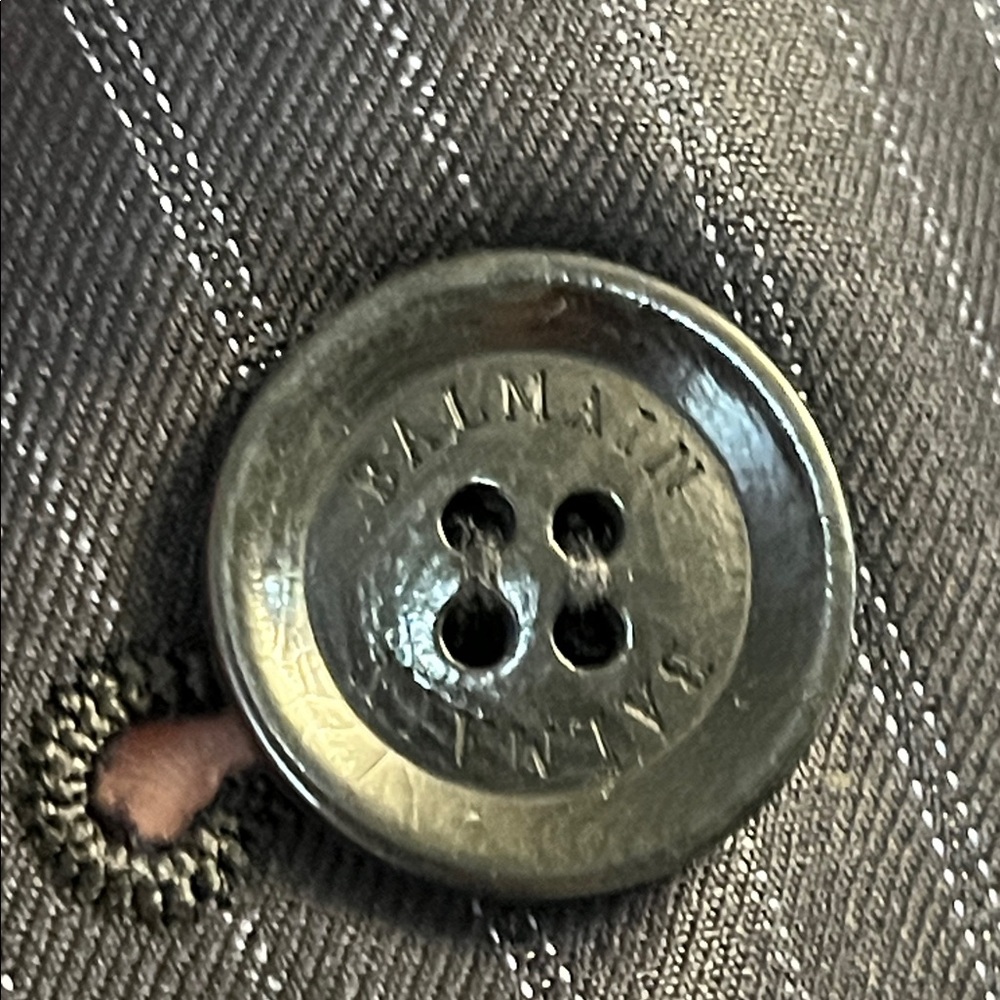 Balmain Paris Vintage Pinstripe Suit Coat - Picture 5 of 16
